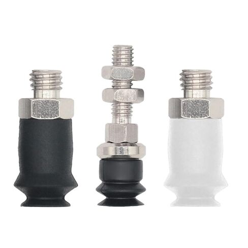 1Pcs ZPT06/08/10BN/BS-A5/A6 6MM 8MM 10MM Double Layer White Silicone Rubber Vacuum Suction Cup(ZPT10BN-A6 Long) in Saudi Arabia