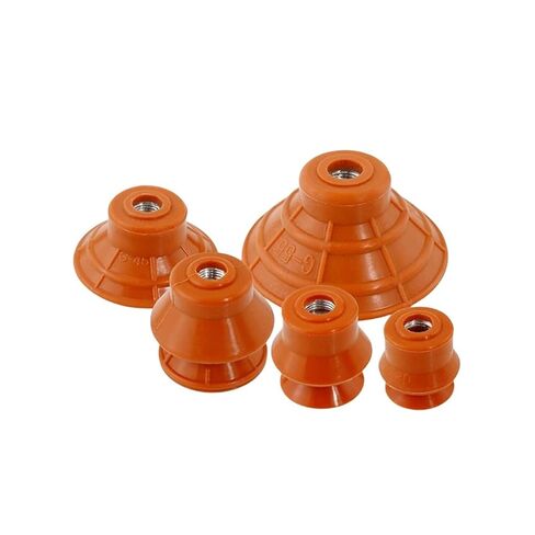1Pcs LX Series LX-10/15/20/25/30/35/40/45/50/55 ORANGEL Double Layer Strong Silicone Industry Vacuum Suction Cup(LX-55 Double Layer) in Saudi Arabia