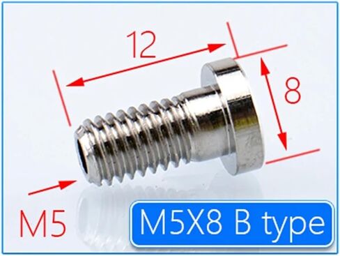 10Pcs Suction Cup Fitting Conversion Head Manipulator Vacuum Suction Cup Accessories Industrial Pneumatic Accessories Small Joint(M5X8 B type) in Saudi Arabia