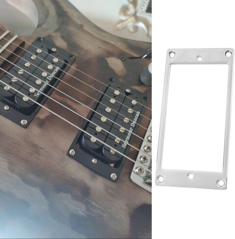 Lovelysp Damper Pickup Ring Metal Humbucker Pickup Ring Cover with Installation Screws Replacement Pickup Mounting Ring Set 1PCS in Saudi Arabia