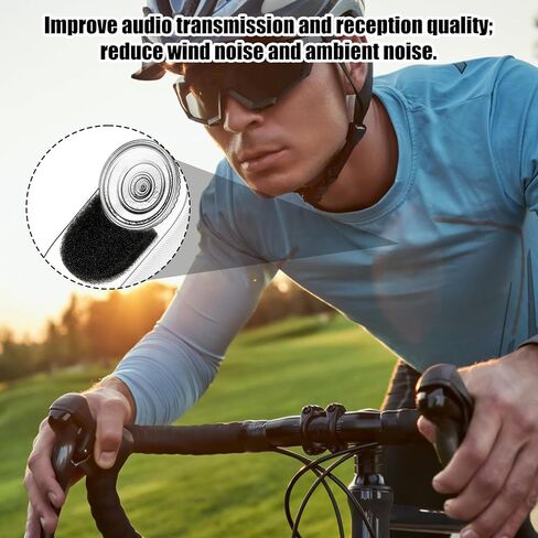 Sinbana 6 قطع من كمامة الرياح لميكروفون Insta360 Go 3/3S، ميكروفون إسفنجي لتقليل الضوضاء على الزجاج الأمامي متوافق مع ميكروفونات Insta360 Go 3/3S (أسود) in Kuwait
