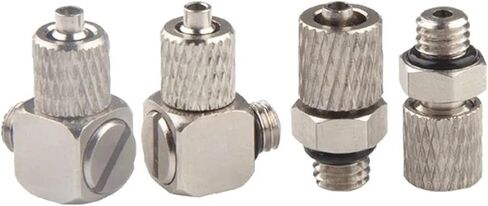 10Pcs Male Thread M3 M4 M5 M6 Mini Pneumatic Pipe Connector Screw Through Quick Fitting 3mm 4mm 6mm OD Air Tube Fast Twist Joint(PC4-M6) in Saudi Arabia