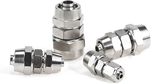 10Pcs PU-4 6 8 10 12 14 16 MM OD Hose Tube Connect PU Direct Pneumatic Connector Quick Fast Twist Air Fitting(KPU 8-6) in Saudi Arabia