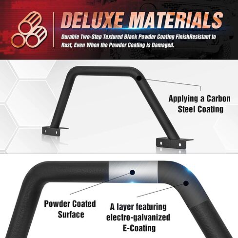 Bull Bar مع إطار لوحة الترخيص وشريط LED LED متوافق مع 2007-2021 Toyota Tundra ، الشاحن in Saudi Arabia