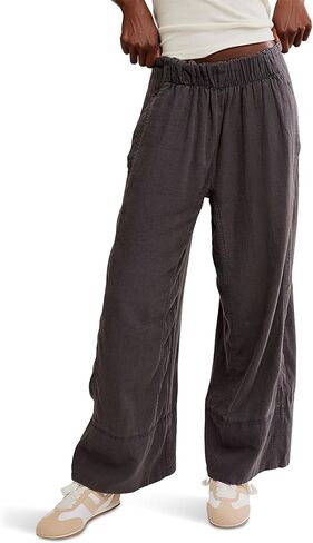 Free People Women's Days End Linen Pull On Pants in Kuwait