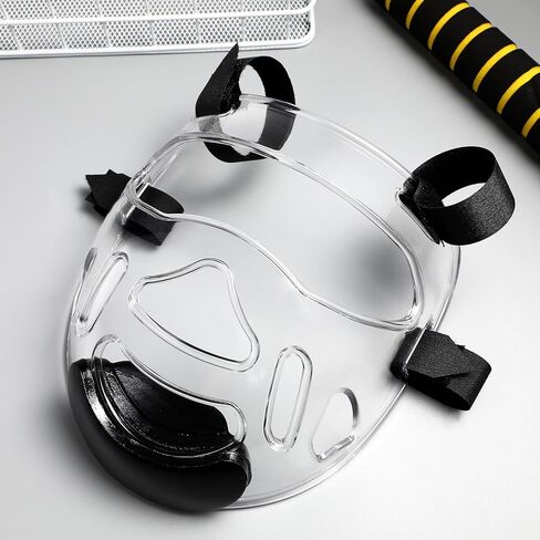 SEWACC Clear Taekwondo Mask, Detachable Sports Protective Face Guard Cover, Thickening Sports Sparring Gear for Taekwondo Boxing Martial Arts in Saudi Arabia