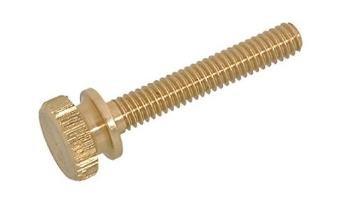 B&P Lamp® 1 1/2" Length, Unfinished Brass, 8/32 Thread Thumb Screw. in Kuwait
