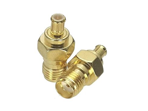 Fengpeng 1 قطعة محول موصل SMA أنثى جاك إلى MCX ذكر التوصيل RF محوري محول محطات الأسلاك 50ohm in Kuwait