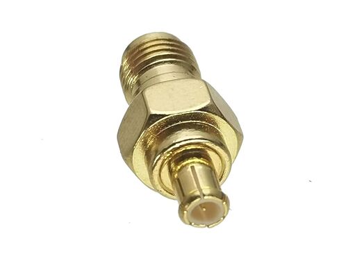 Fengpeng 1 قطعة محول موصل SMA أنثى جاك إلى MCX ذكر التوصيل RF محوري محول محطات الأسلاك 50ohm in Kuwait