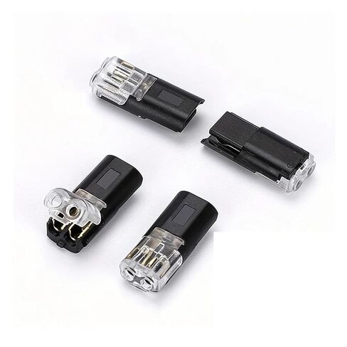 fengpeng 10/30/50 Pieces of D2 Dual line Interlocking Detachable LED, no Soldering, no Stripping Quick Connect Terminal Connector(50PCS) in Saudi Arabia