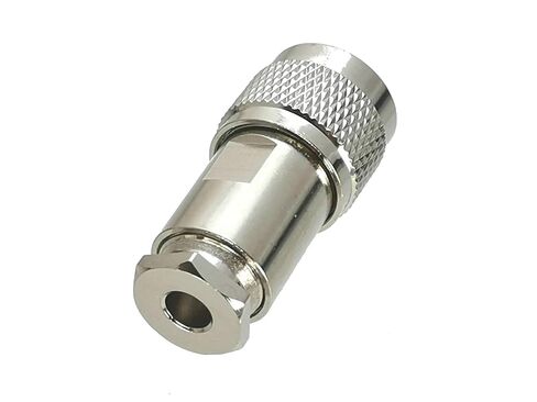 Fengpeng 1 قطعة UHF PL259 ذكر موصل قابس المشبك RG58 RG142 LMR195 RG400 كابل RF محوري النحاس مستقيم in Kuwait