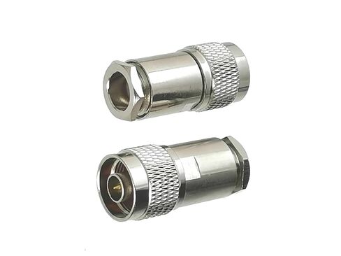 Fengpeng 10 قطعة N ذكر موصل قابس المشبك RG8 LMR400 7D-FB RG213 كابل RF محوري النحاس مستقيم in Kuwait