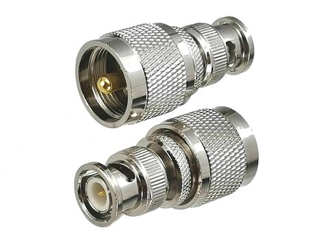 Fengpeng 1 قطعة محول موصل BNC إلى UHF PL259 SO239 ذكر التوصيل والإناث جاك RF محول محوري مستقيم (SO239 إلى BNC F) in Kuwait