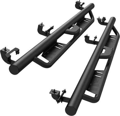 TAC Gen5HD Running Boards W/T 4"-Drop Compatible with 2020-2025 Jeep Gladiator JT Truck| Side Steps| Nerf Bar| Two-Stair| 2 pcs in Saudi Arabia