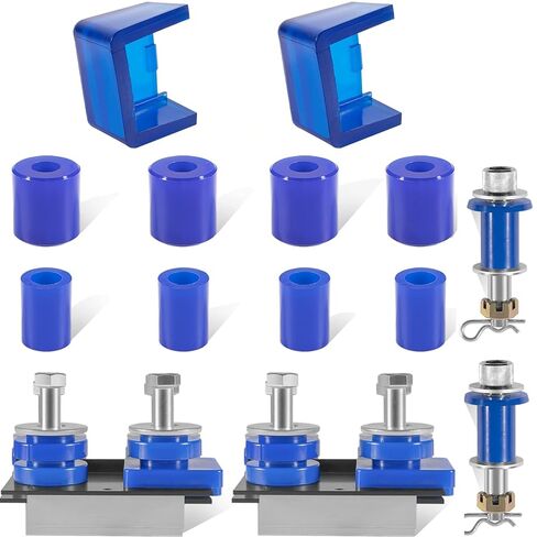 Engine Hood Hinge Pivot Bolt Kit & Hood Roller Bushings & Truck Hood Bumper for Peterbilt 379, Replace:13-04154, 13-04164 13-04391, 13-03593 in Saudi Arabia