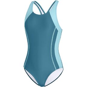 beautyin Girls Swimsuit Athletic One Piece Practice Swimwear Competition Bathing Suit in Kuwait