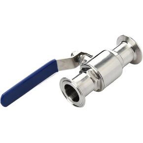 ADBWEKKF 1PCS 19/25/32mm Ball Valve 304 Stainless Steel Food Grade Sanitary Fixing Ring Quick Connect Straight Ball Valve Plumbing(32mm-50.5) in Kuwait