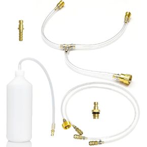 مجموعة نزيف التوجيه الهيدروليكي من Seastar للقارب، مجموعة أدوات نزيف التوجيه الهيدروليكي الاحترافية من Seastar أداة نزيف مع خرطوم PU وتركيبات نحاسية لصيانة نظام التوجيه الهيدروليكي من Sea Star in Kuwait