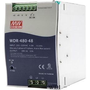 WDR-480-24 24/48 480W Single Group Output Guide Rail Type Industrial Power Supply in Saudi Arabia