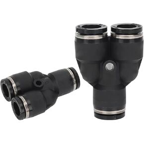 50 قطعة تركيبات هوائية بوصة PY5/32 1/8 1/4 3/16 3/8 5/16 1/2 محولات أنابيب الهواء Y موصل تركيب سريع الإصدار (PY 1I2 (50 قطعة)) in Kuwait