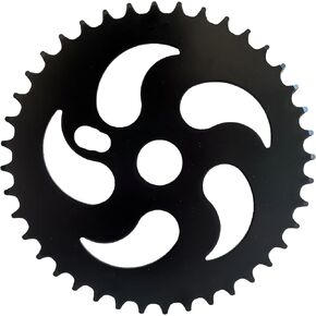 XYAUTO 36T/40T/44T Bicycle Bottom Crank Chainring Sprocket fit 2" Cup one-Piece Crankset, Bike Bottom Crank Chainring Sprocket 1/2 X 1/8 Black Color in Saudi Arabia