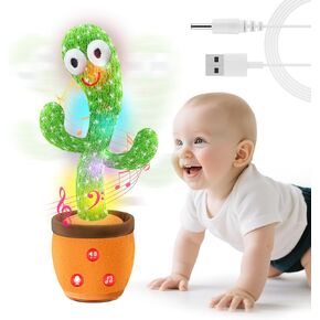 ألعاب أطفال على شكل صبار راقص وهدايا للأولاد والبنات، ألعاب تسجيل تحاكي الغناء تكرر ما تقوله، تأتي مع 120 أغنية إنجليزية تغني ألعابًا موسيقية ناطقة in Kuwait