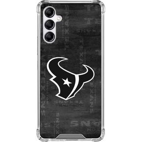 Skinit Clear Phone Case Compatible with Galaxy A14 5G - Officially Licensed NFL Houston Texans Black & White Design in Saudi Arabia