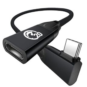 كابل تمديد USB C بقوة 240 واط من UseBean بطول 1 قدم، كابل USB C 3.2 ذكر إلى أنثى بزاوية يمين، فيديو 4K بسرعة 20 جيجابت في الثانية PD 3.1 شحن سريع، موسع من النوع C، لشاحن PSVR2/USBC Hub/MacBook/iPad/iPhone15/Magsafe in Kuwait