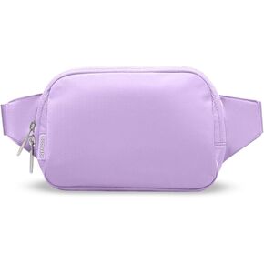 Small Fanny Pack 1L with 2-way Zipper for Women Teen Girls Boys, Green Belt Bag with Extender Strap 53", Crossbody Bag for Travel Gym Running Hiking Cycling, Fashion Waist Bag Everglade Green in Kuwait