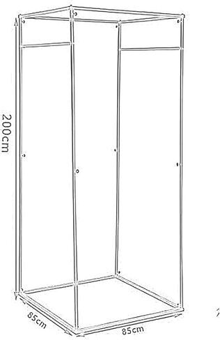 WXPWAMZ for Office Clothing Store Dormitory 3 Sizes Clothing Store Fitting Room Curtains Privacy Screen with Grommets Mobile Track Storage Cabinet Room(85x85x200cm) in Saudi Arabia