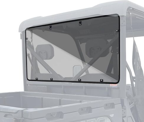 StarknightMT Uforce 600 Rear Windshield UTV Tinted Back Window Compatible With 2021+ CFMOTO UForce 600 Back Windshield Clear Windscreen 250 Time Stronger Than Glass in Kuwait