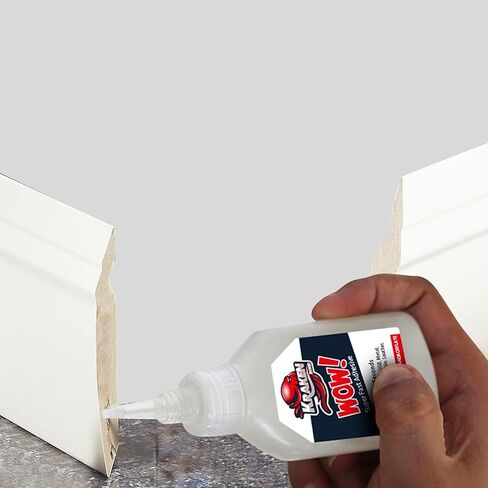 كراكن بوند واو! غراء سوبر كريزي الشفاف - غراء سيانوأكريليت قوي (CA) للبلاستيك والمعادن والخشب والـ PVC، لاصق إيبوكسي سريع المعالجة | عبوتان، 1.75 أونصة. in Kuwait