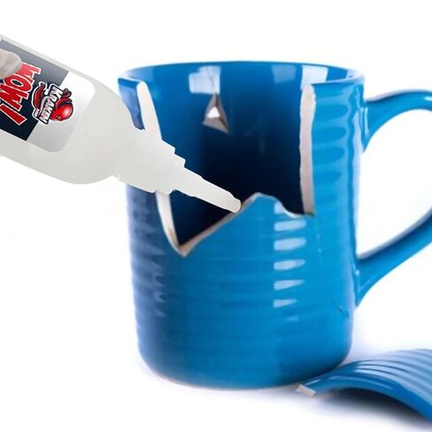 كراكن بوند واو! غراء سوبر كريزي الشفاف - غراء سيانوأكريليت قوي (CA) للبلاستيك والمعادن والخشب والـ PVC، لاصق إيبوكسي سريع المعالجة | عبوتان، 1.75 أونصة. in Kuwait