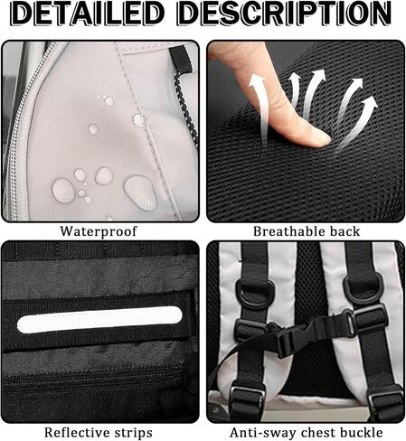 DFRDGFAG Skateboard Backpack for Loaded Series 484 Street Deck 2015-2023, Large Travel Bag for Skateboard/Longboard,B in Kuwait