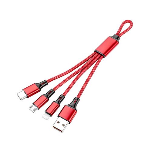 كابل IFLASH 3in1 MicroUSB/TYPE C (3in1)، 3 في 1 شحن USB متعدد قصير بحجم السفر 8 بوصات سلك سلسلة مفاتيح لهاتف Samsung Galaxy S10 S9 S8، والهواتف الذكية Android، iPhone Xs MAX XR X 8 Plus 7 6 (أسود) in Kuwait