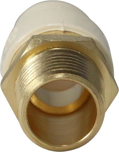 XFITTING Male to CPVC Adapter, 1/2" NPT x 1/2" CPVC, Brass, 1 Pack in Saudi Arabia