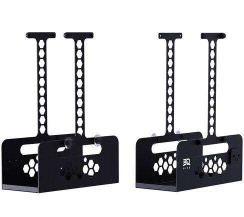 حامل حامل BIQU Panda Perch AMS لطابعات Bambu-Lab P1S P1P X1C X1E ثلاثية الأبعاد، مكدس AMS لحمل 2 AMS/AMS 2 Pro، حامل AMS موفر للمساحة، تصميم جانبي على شكل قرص العسل قابل للتوسيع in Kuwait