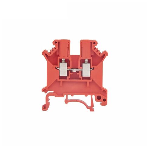 UK3N Multi-Color Screw Feed-Through Terminal Block Din Rail Wire Electrical Connector 10Pcs(Red) in Saudi Arabia