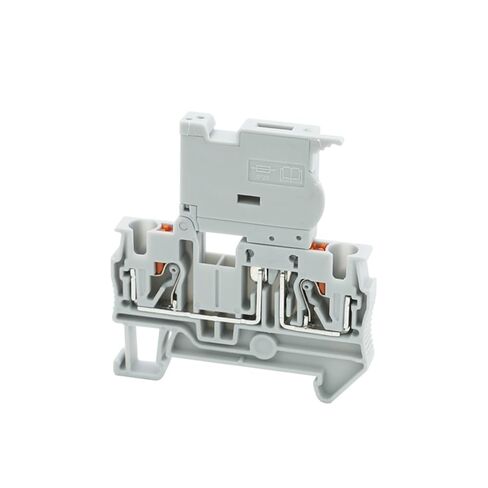 PT 4-HESI 5 * 20mm Fuse Holder Push-in Terminal Block with LED 24V/220V 4mm² Cable Din Rail 10Pcs(Black-with 24V LED) in Saudi Arabia