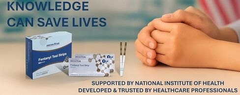 إنستانوسيس إنك. شرائط اختبار الفنتانيل للمواد السائلة والحبوب والمساحيق، عدد 5، صنع في الولايات المتحدة الأمريكية، أكثر حساسية بـ 10 مرات - للحد من الأضرار وتحقيقات الطب الشرعي (5) in Kuwait