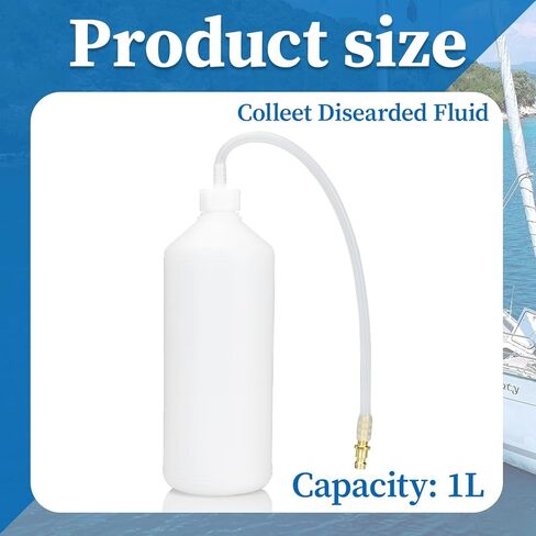 مجموعة نزيف التوجيه الهيدروليكي من Seastar للقارب، مجموعة أدوات نزيف التوجيه الهيدروليكي الاحترافية من Seastar أداة نزيف مع خرطوم PU وتركيبات نحاسية لصيانة نظام التوجيه الهيدروليكي من Sea Star in Kuwait