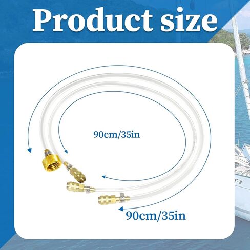 مجموعة نزيف التوجيه الهيدروليكي من Seastar للقارب، مجموعة أدوات نزيف التوجيه الهيدروليكي الاحترافية من Seastar أداة نزيف مع خرطوم PU وتركيبات نحاسية لصيانة نظام التوجيه الهيدروليكي من Sea Star in Kuwait