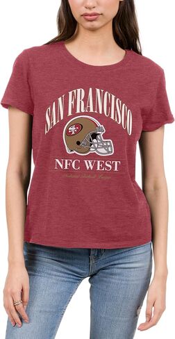 Junk Food NFL Prep - Officially Licensed Women's Short Sleeve Fan Tee in Saudi Arabia