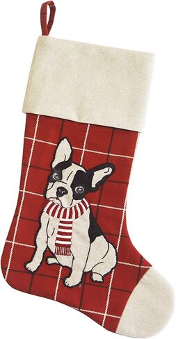 Comfy Hour Joyful Holiday Collection 20" Winter Christmas Tree Stocking Red, Polyresin in Saudi Arabia