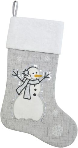 Comfy Hour Joyful Holiday Collection 20" Winter Christmas Tree Stocking Red, Polyresin in Saudi Arabia