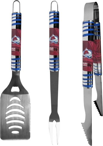 Siskiyou Sports NHL Colorado Avalanche 3 pc Tailgater BBQ Tools, One Size, Team Colors in Saudi Arabia