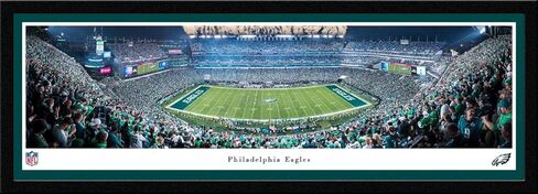 Philadelphia Eagles - Unframed Poster by Blakeway Panoramas (40"W x 13.5"H) in Saudi Arabia