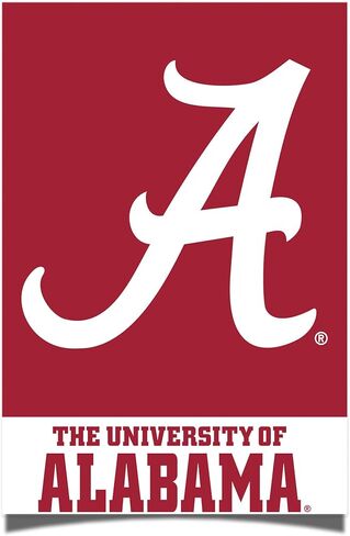 ملصق جامعة ألاباما لصبار الصحراء UA Crimson Tide مقاس 11 × 17 بوصة ديكور مكتب الغرفة ديكور رسمي للمروحة (11 × 17 بوصة، الإصدار 1A) in Saudi Arabia
