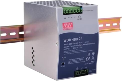 WDR-480-24 24/48 480W Single Group Output Guide Rail Type Industrial Power Supply in Saudi Arabia