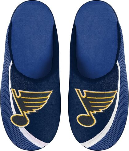 FOCO Men's NHL 2022 Big Logo Color Edge Slipper in Saudi Arabia